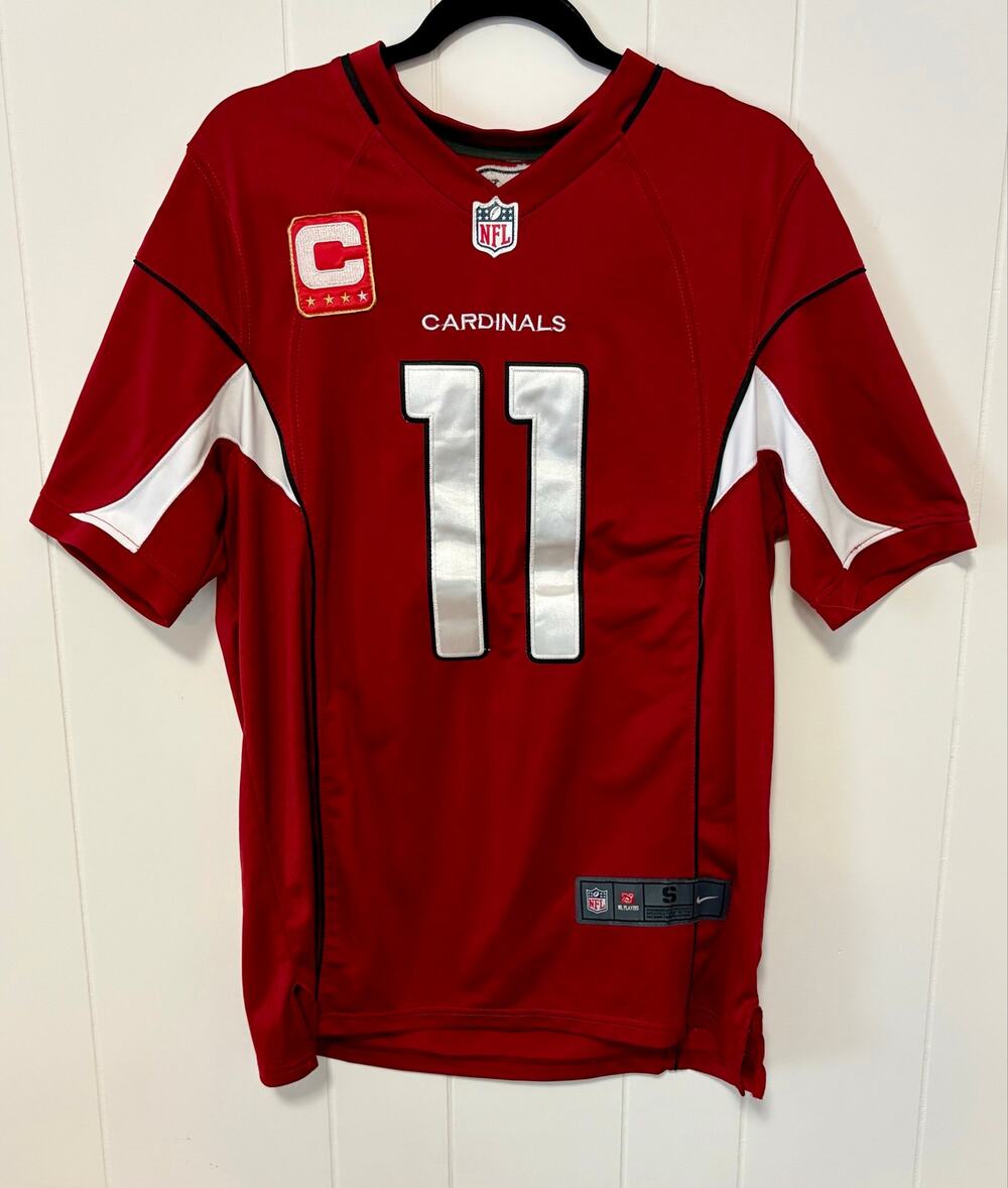 Vtg Larry Fitzgerald #11 Arizona Cardinals Authentic Stitched Red Jersey Sz S